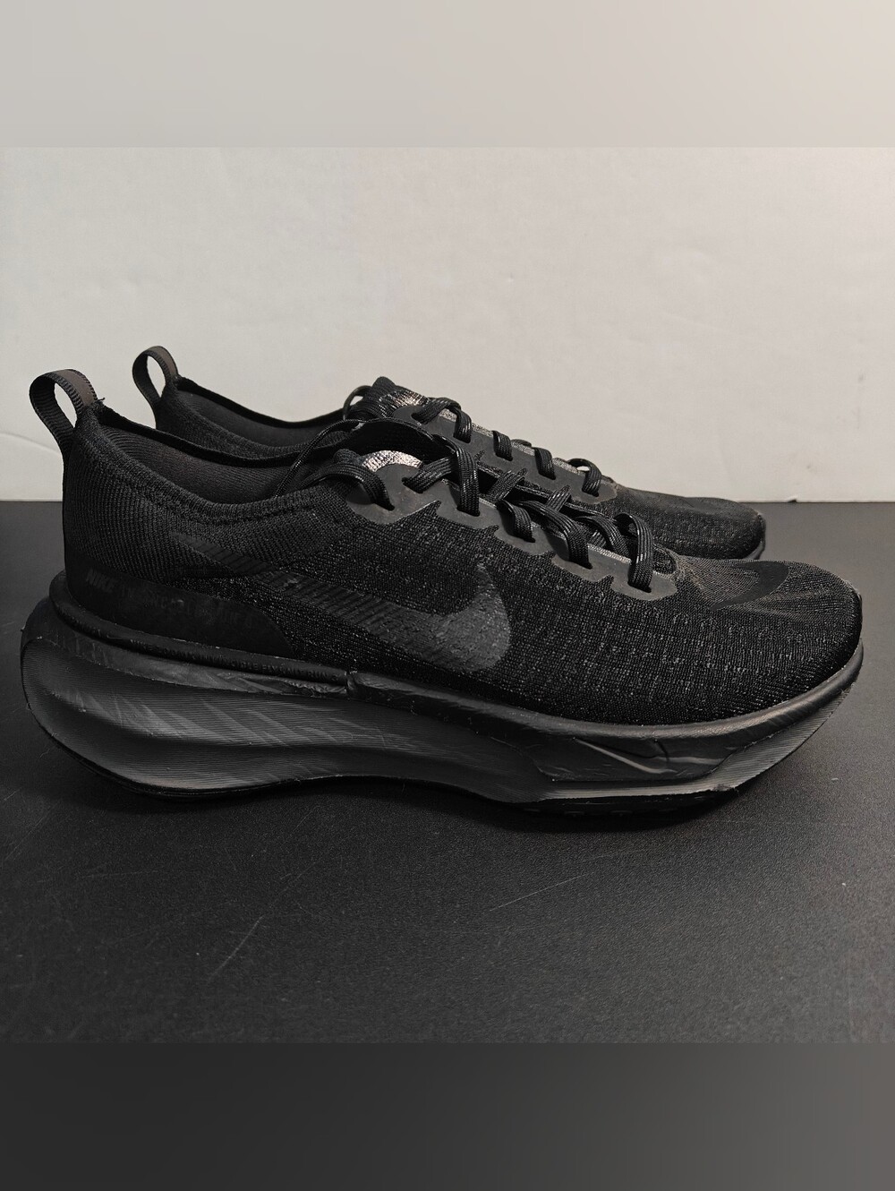 Nike Size 10 Women ZoomX Invinsible Run FK 3 Black Anthracite Shoes DR2660-007